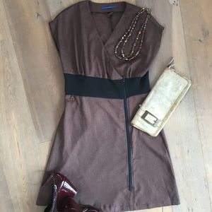 Perfect fall wrap style dress